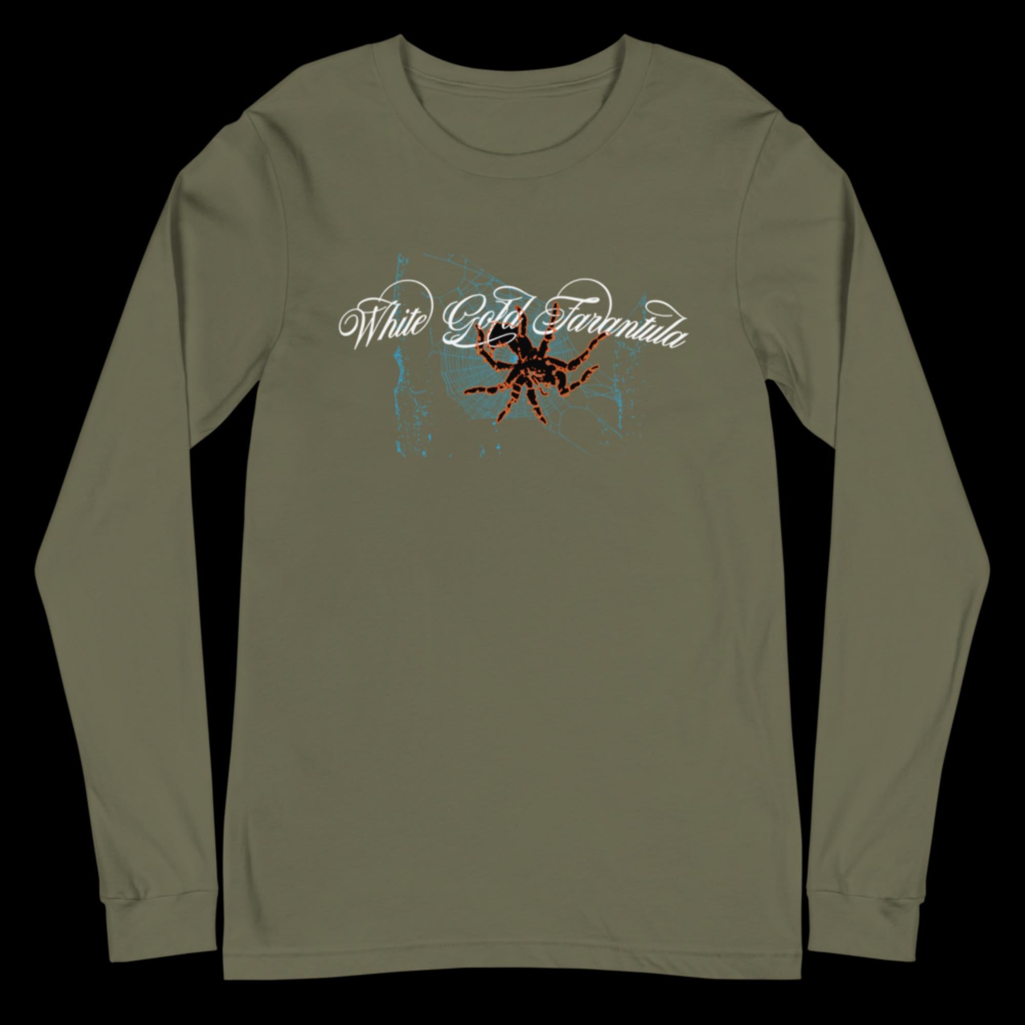 Spider Web Long Sleeve Tee – Whitegold Tarantula